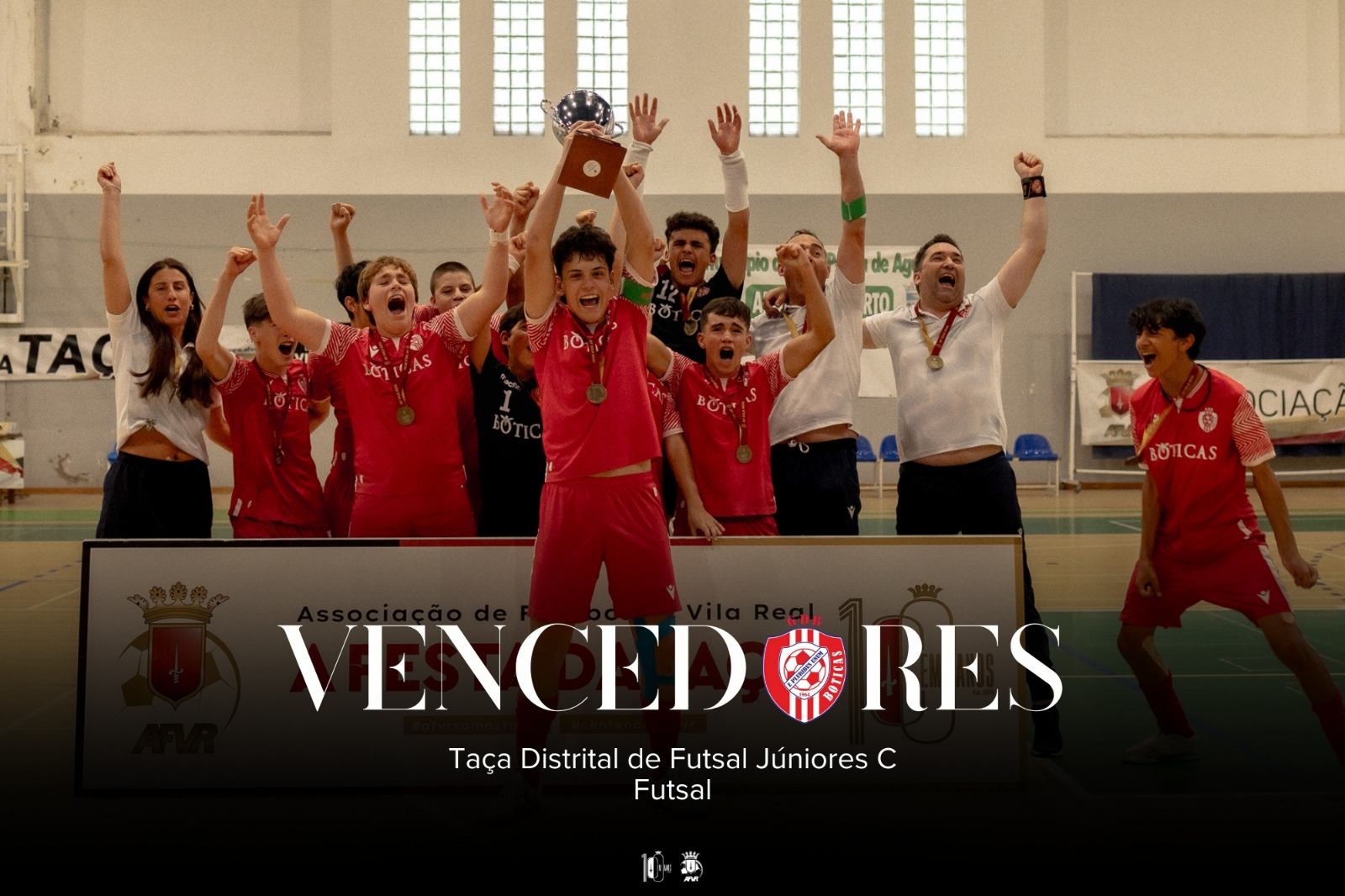 GD Boticas Vencedor da Final Four da Taça Distrital de Futsal Juniores C 